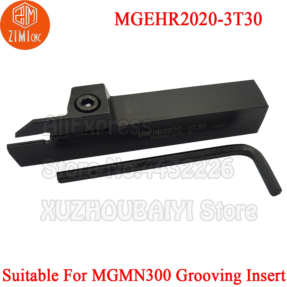 

1pc MGEHR2020-3T30 MGEHR 2020 3T 30 Slotting Tool Holder CNC Spring Steel Slotting Toolbar Lathe Tool Turning Tool for MGMN300