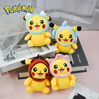pokemon peluche toy stuffed toys dolls keychain cute pendants pokemon cartoon stuffed plush pikachu anime plush gifts
