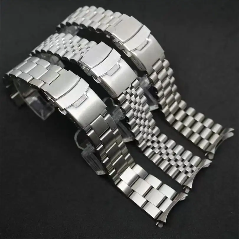 

Watch Strap Suitable For Seiko SKX007 009 Steel Band Stainless Steel Strap Five Pearl Diving Steel Watch Chain 20 22mm