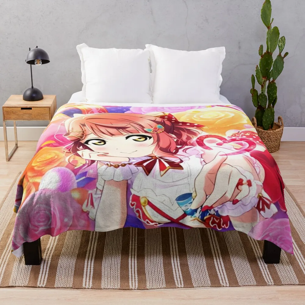 Люблю жить! Одеяло в клетку Nijigasaki Gakuen School Idol Doukoukai летние свободные одеяла для