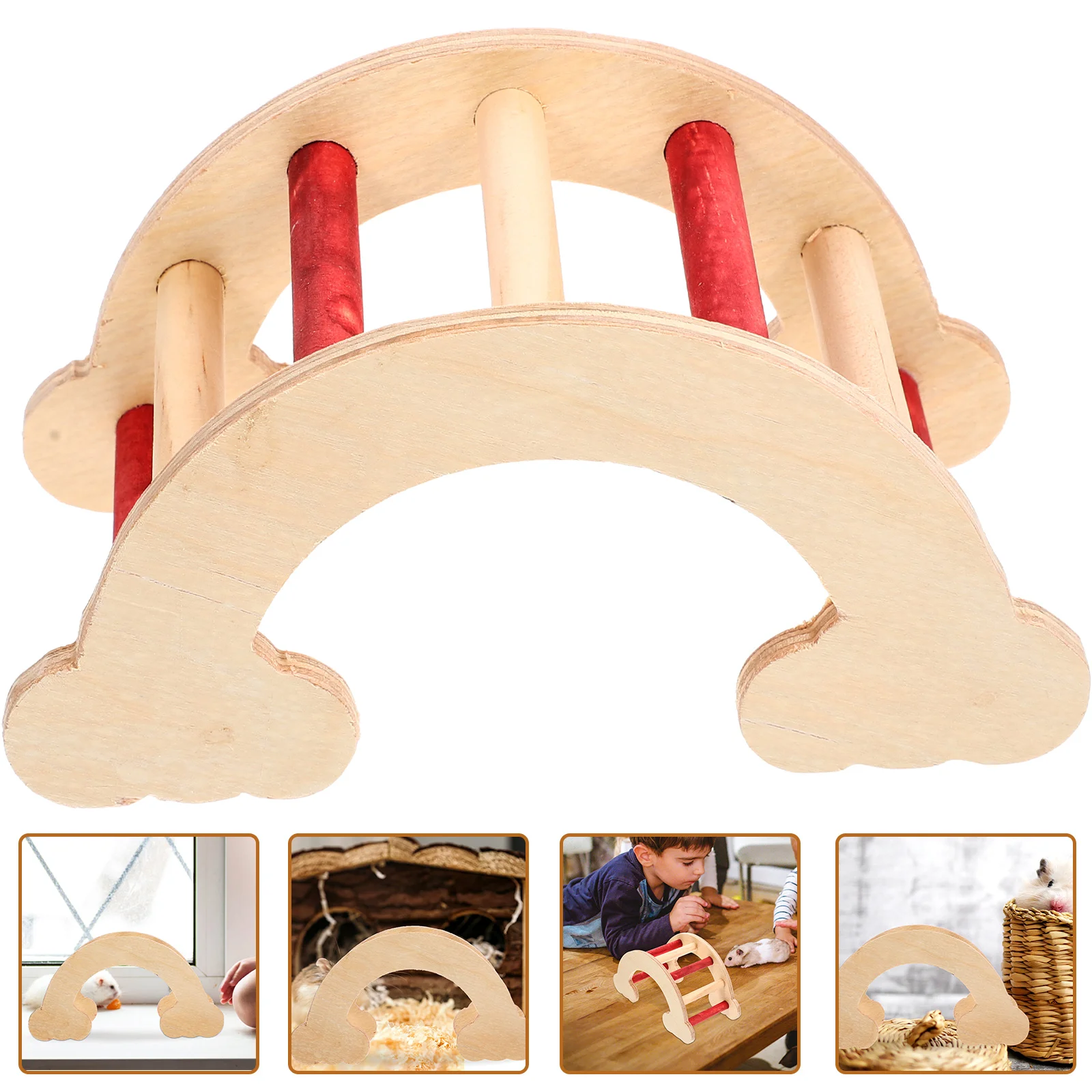 

Hamster Hideout Ladder Cage Hideout Funny Hamster Hermit Hiding Guinea