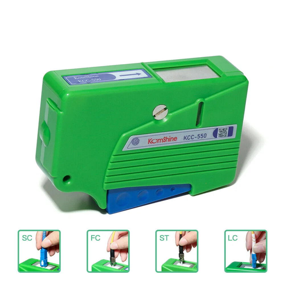 

Optical Fiber Connector Cleaner KCC-550 Fiber Cleaning Box Cassette 500 Times For Terminated Fiber Optic Cable Assemblies