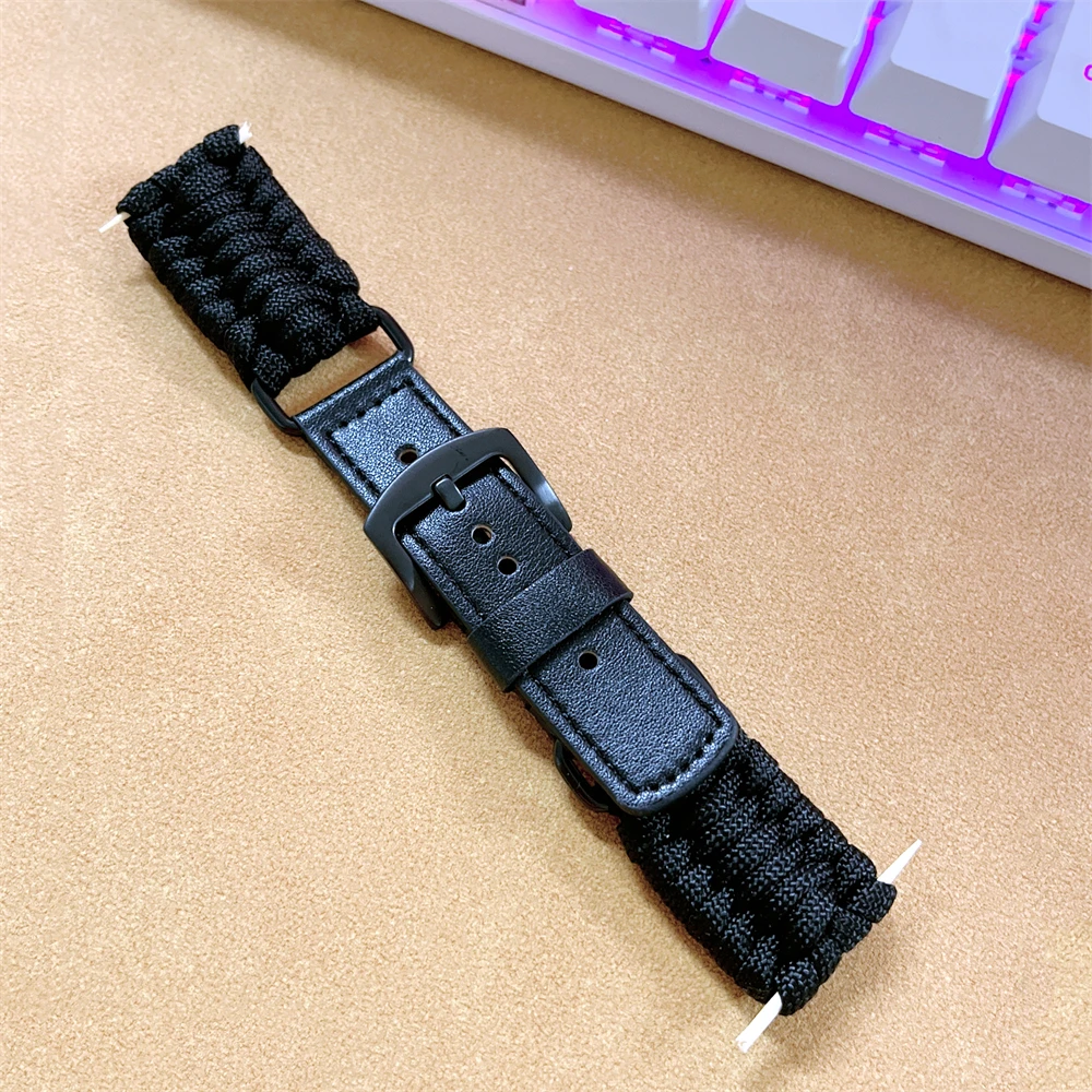 Ремешок 22 мм 20 для samsung galaxy watch 7/4/5/6/6classic/5pro/4classic band 44 40 47 43 45 46 42 спортивный нейлон