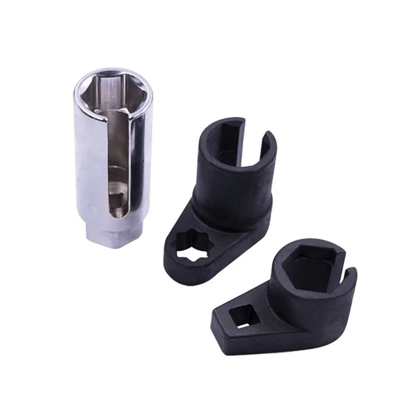 

3 Pcs Oxygen Sensor Remover Socket 22Mm Sensor Socket Wrench Wire Gate Accesses Sensor Side Preventing Damage To Wires