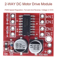 1pcs 2ch pwm dual h bridge dc stepper motor drive controller module l298n for arduino smart car robot
