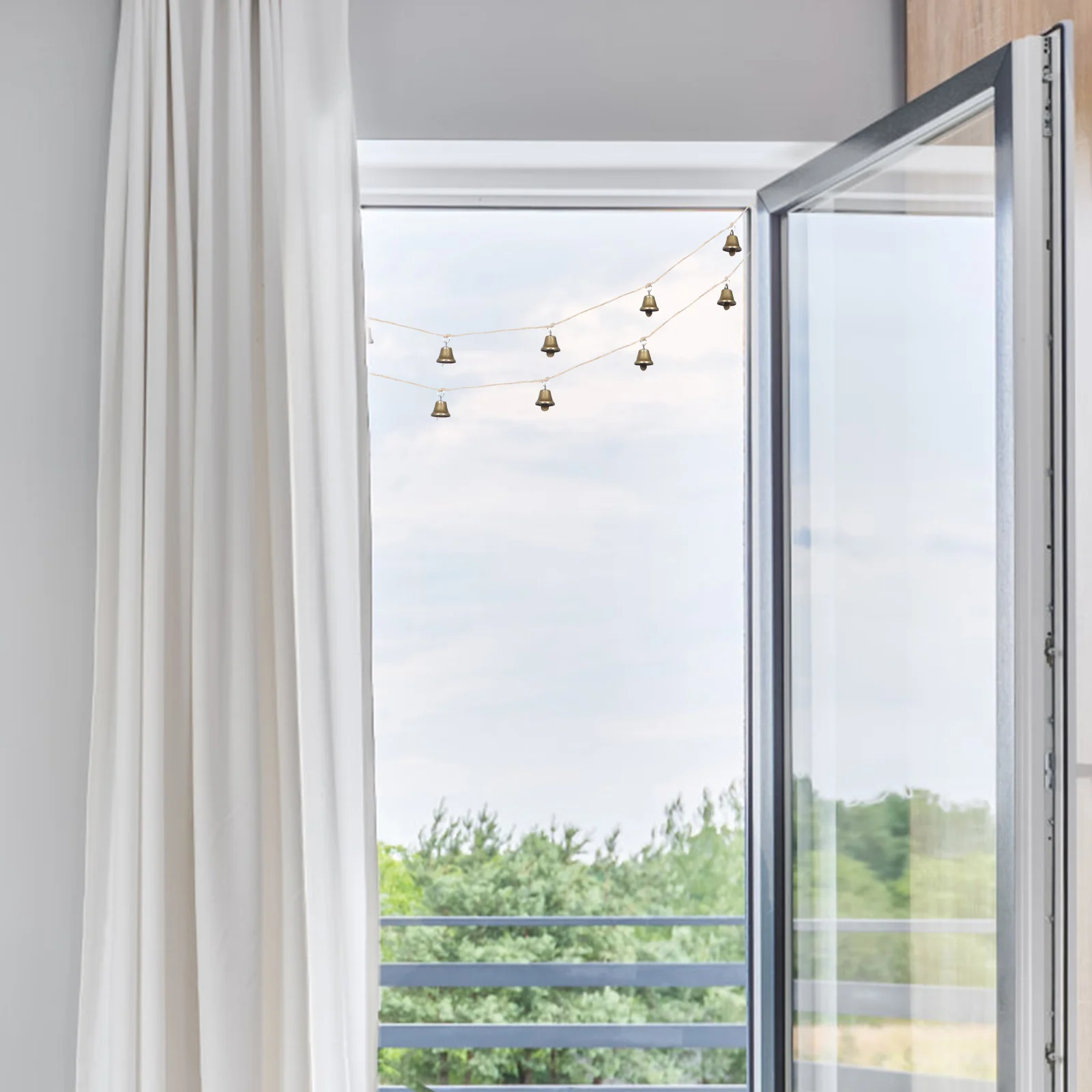 Веревка колокольчиков рождественские поделки маленький металлический Dzwonek