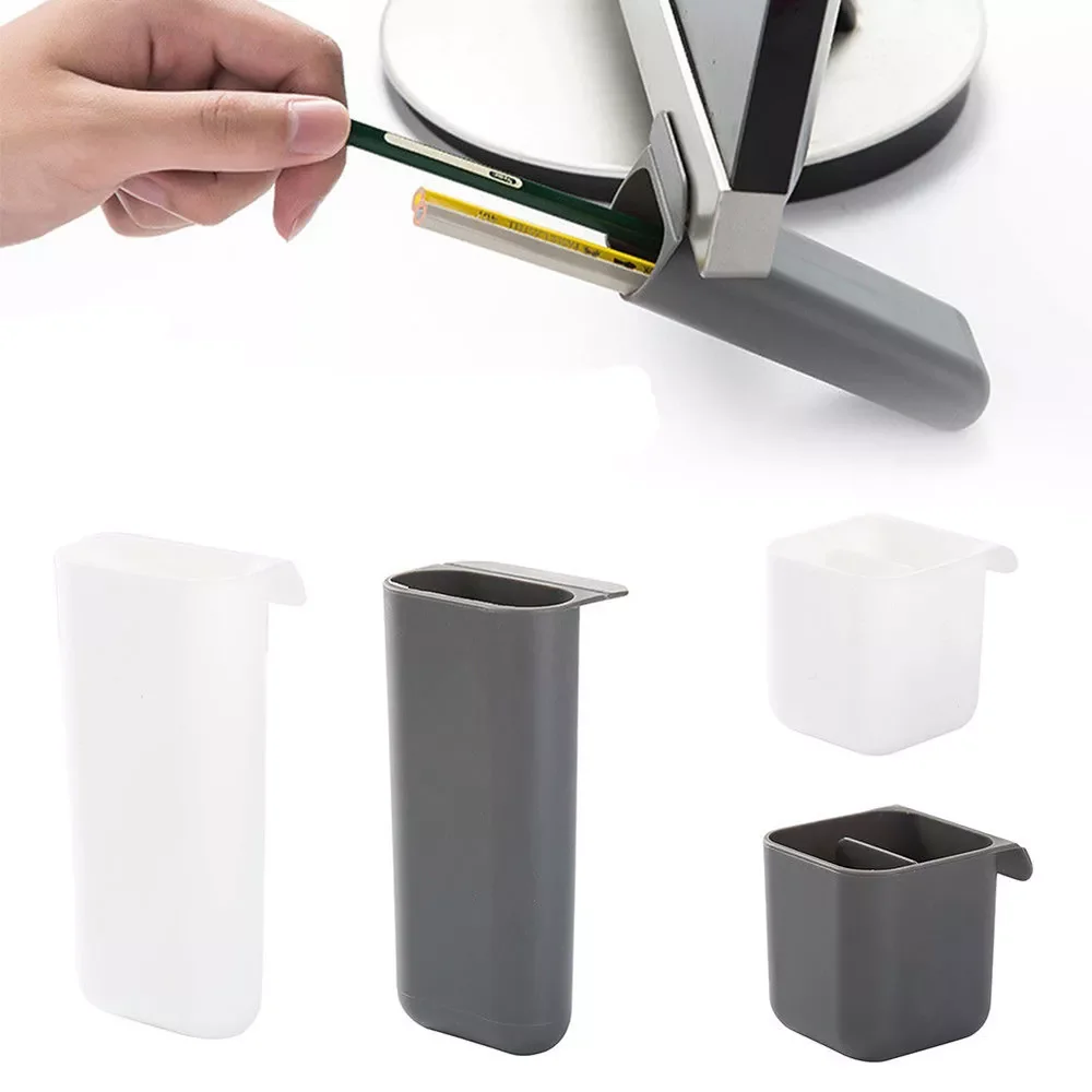 

Creative Pasteable Desk Pen Pencil Organizer Pen Holder Desktop Storage Boxes Office School Stationery Sundries Storage Holders
