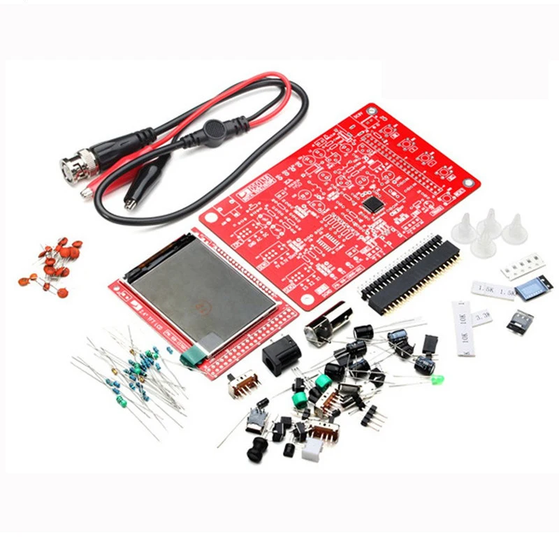 Цифровой осциллограф DSO138, набор «сделай сам» с ЖК-дисплеем 2,4 дюйма