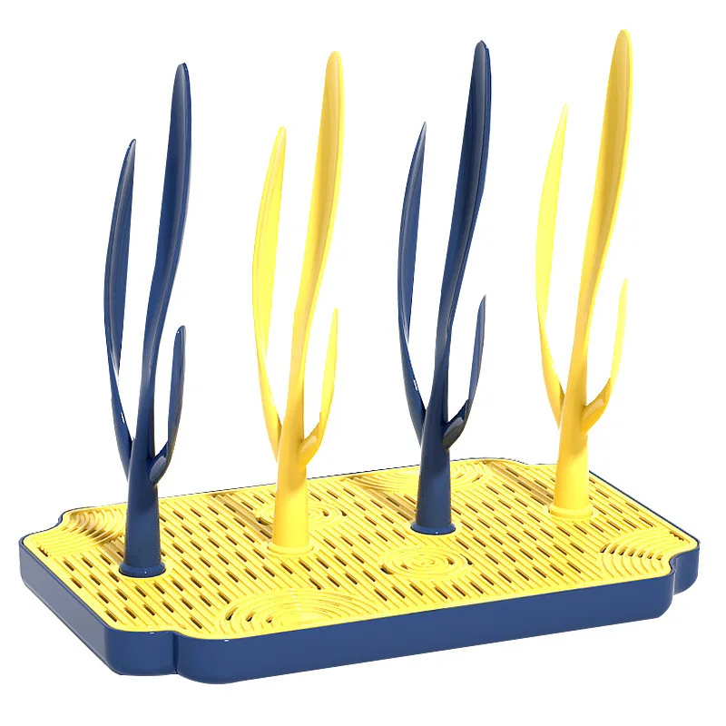 

Новая сушилка для детских бутылок, качественная Портативная сушилка из полипропилена, съемный стеллаж для хранения бутылок