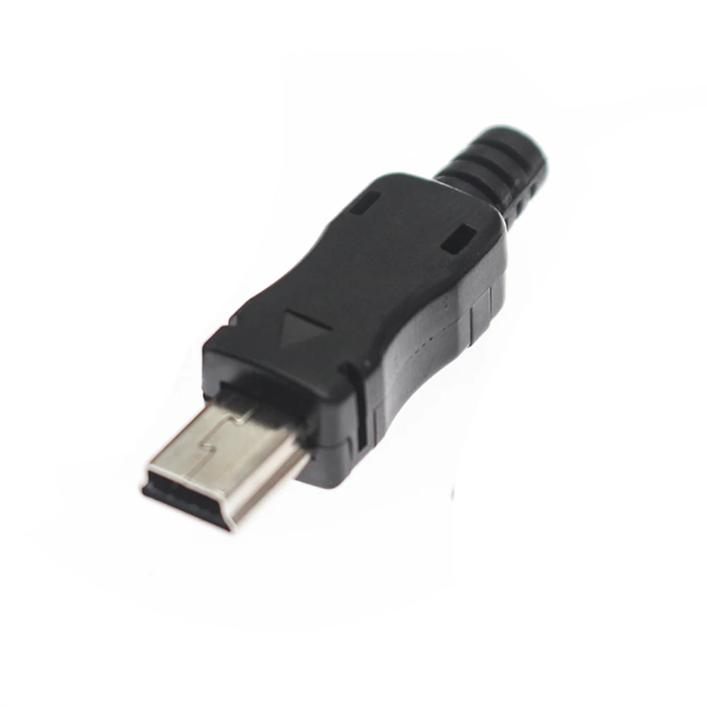 

10 шт. мини USB Тип C Штекерная головка с оболочкой микро USB разъем пластиковый корпус разъем Концевая заглушка клемма DIY