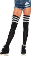 keep warm japanese style knee high socks for woman socks striped pattern autumn winter cotton 1pair college style lolita