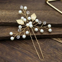 hair accessories pearl flower hairpins sticks rhinestone bridal hair pins wedding ornament wedding hairpins for bridal jewelry