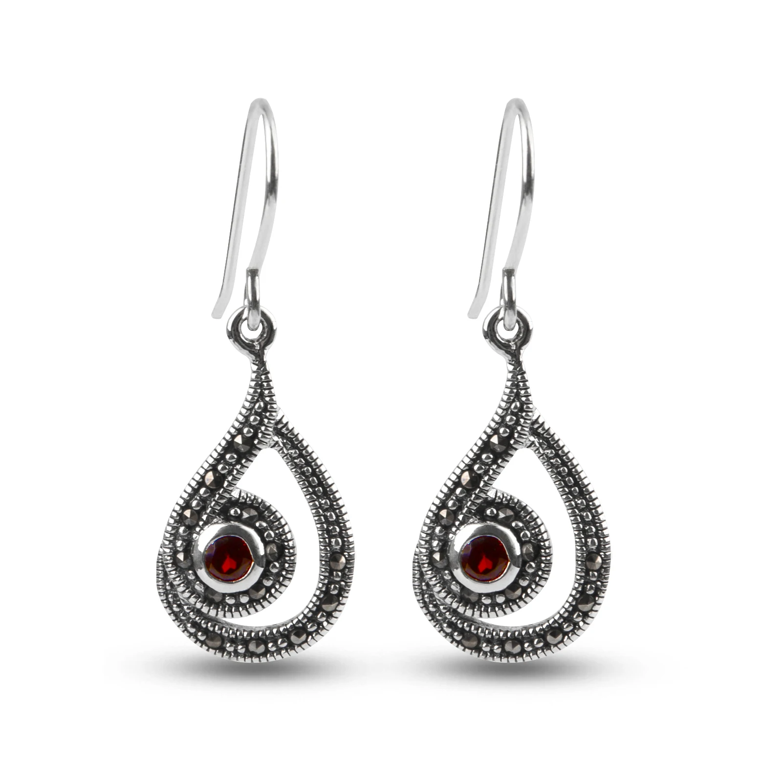 YYSuniee серьги из серебра с халцедоном