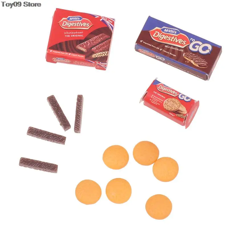 

Набор 1:12 для сборки миниатюрного печенья, 5 видов еды, 1 комплект, украшение кухонного стола