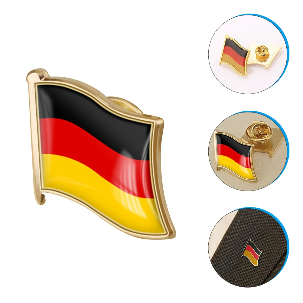 

Pin Brooch Flag Lapelcountry Backpacks Clothes Men German Suit Enamel Aesthetic Badge Brooches Breastpin Clothing Delicate