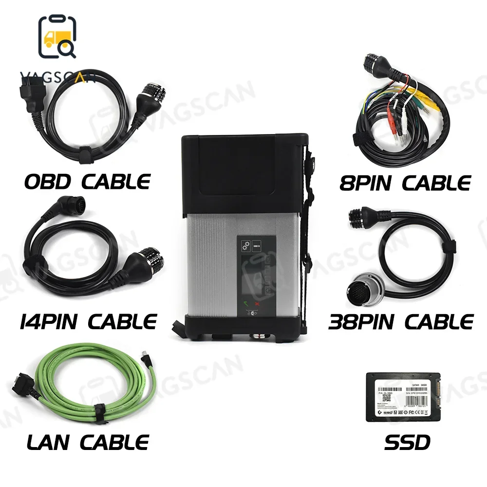 Автомобильный диагностический инструмент для MB STAR C5 New2023 SSD SD Connect Compact 5 Star