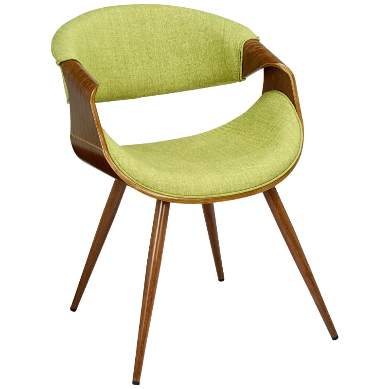 

Armen Living Butterfly Green Fabric Side Chair