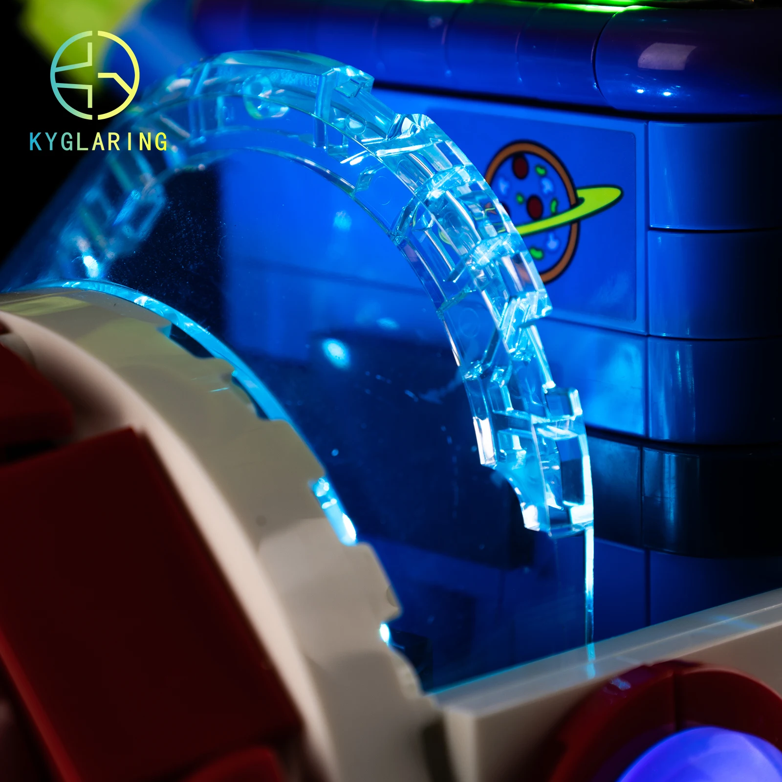 Фото Набор светодиодной подсветки Kyglaring для конструктора LEGO Alien с Pizza Planet Rocket Ride 43307 (без модели) №1