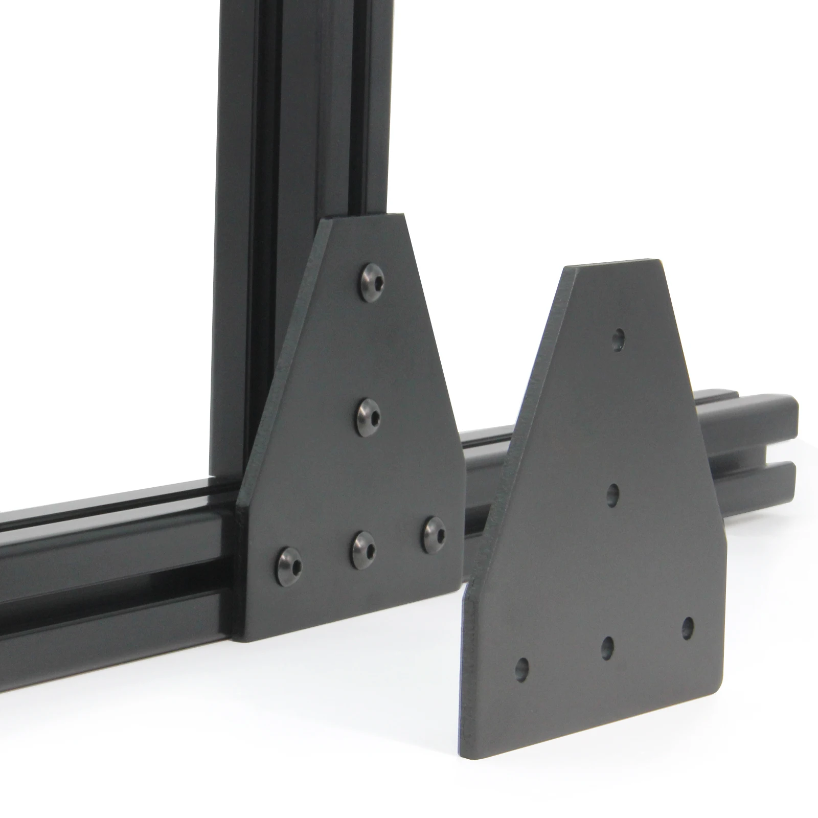 Угловая пластина кронштейна типа T 40 мм x с винтами M6 + Т-образными гайками 5