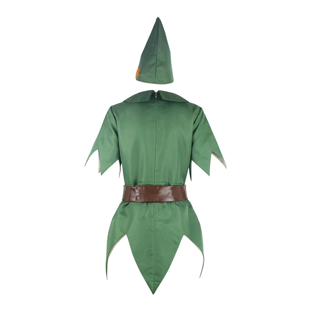 

Peter Pan Cosplay Costume Fairy Elf Costume Outfit Suit Set Carnival Halloween Costume
