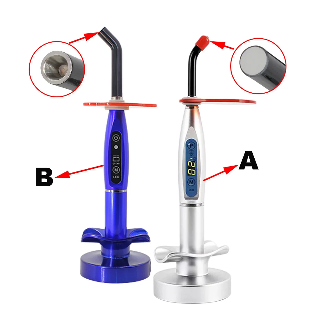 

Wireless LED Dental Curing Light Device Blue Ray Dental Polymerized Resin Dentistry Material Cured Lamp Dentist Clinic Machine