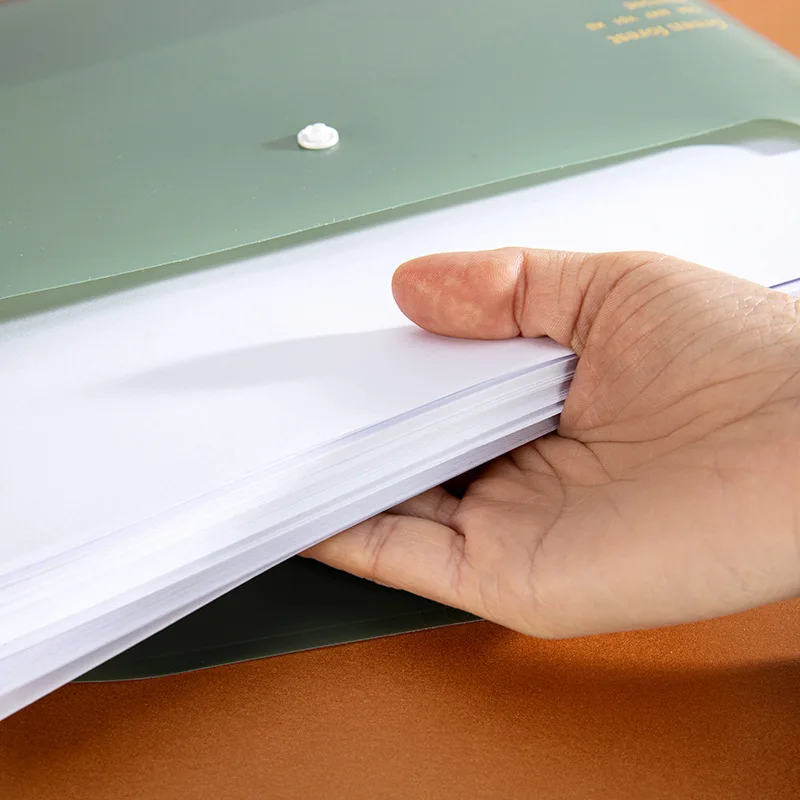 Толстая пластиковая папка А4 для документов конверт органайзер держатель сумок