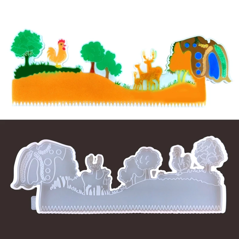 

Wall Hanging Resin Moulds Silicone Epoxy Casting Mold for Art Crafts Home Decor