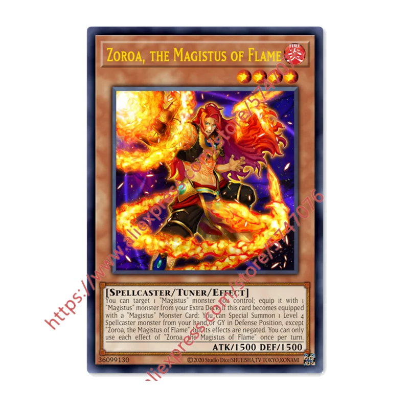 

Yu Gi Oh Zoroa, the Magistus of Flame SR Japanese English DIY Toys Hobbies Hobby Collectibles Game Collection Anime Cards
