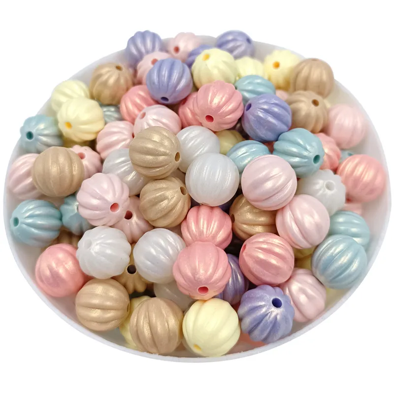 

10Pcs Acrylic Macaron Watermelon Beads Loose Beads DIY For DIY Making Handmade Bracelet Necklace Pendant Pearlescent Accessories