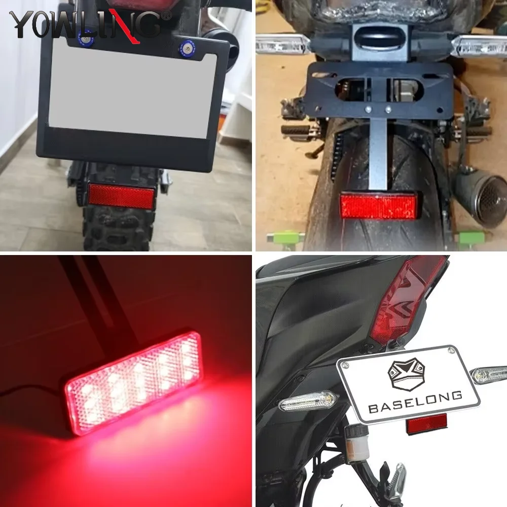 Фото Для YAMAHA MT09 MT-09 MT 09 FZ09 FZ-09 MT15 MT-15 YZF-R125 MT-125 MT125 Универсальный отражатель заднего номерного знака мотоцикла TDM850 №3
