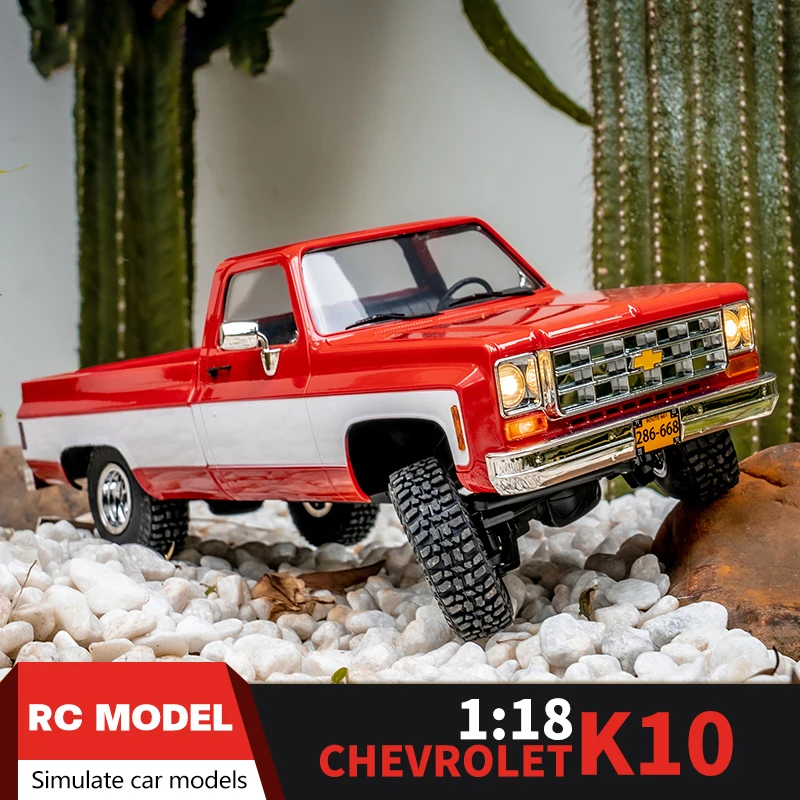 

FMS Радиоуправляемый автомобиль 1:18 K10 пикап RTR красный классический ретро внедорожник для альпинизма плоский спортивный фотоподарок 1/18