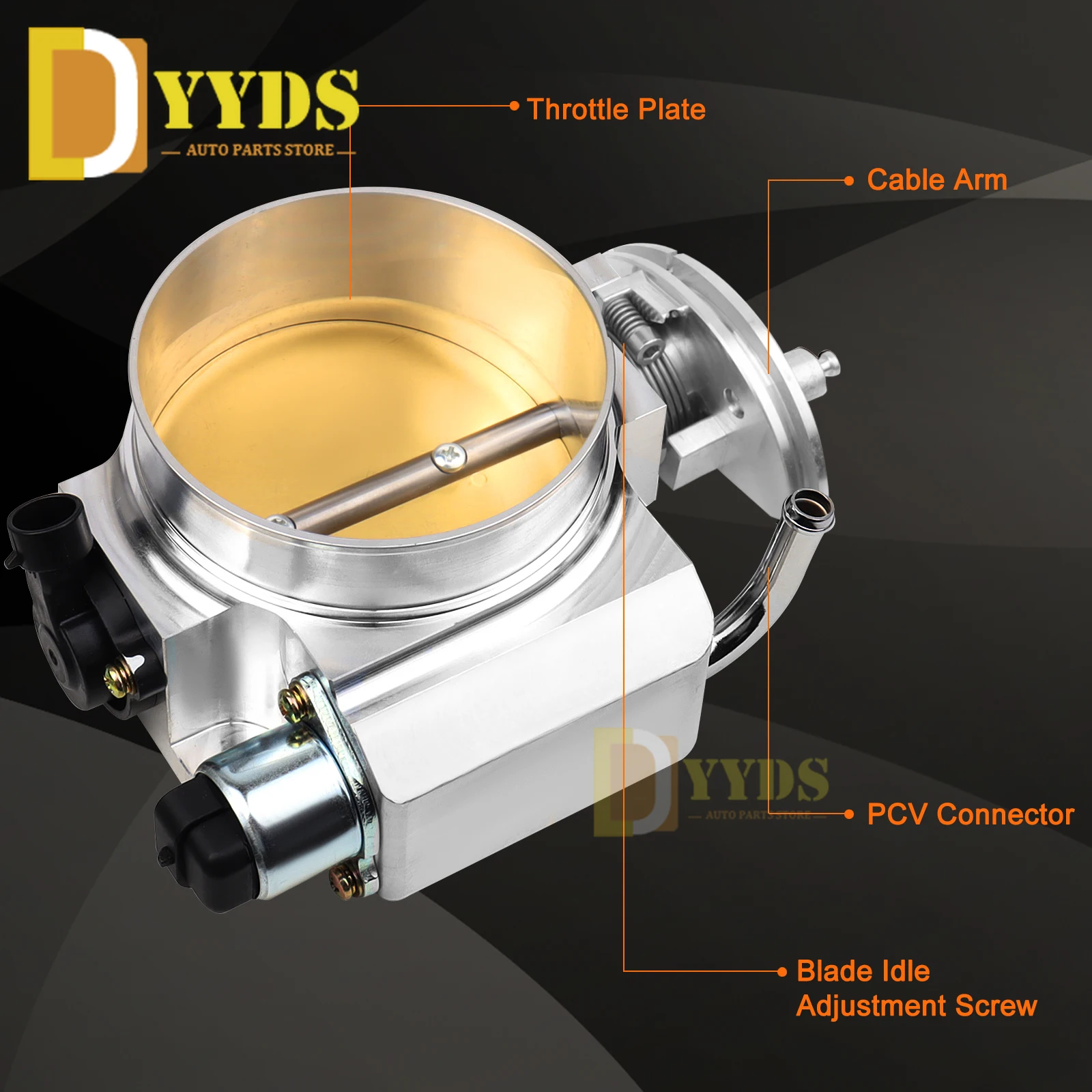 Новый корпус дроссельной заслонки 102 мм/92 мм для GM III LS1 LS2 LS3 LS6 LS7 LSX LS Style 4-болтовый