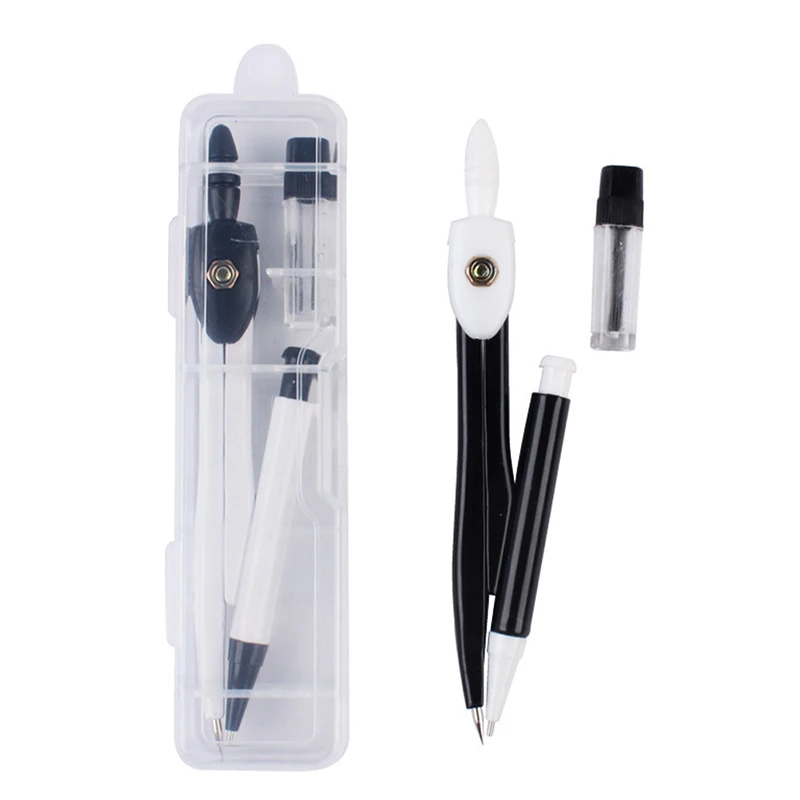

Professional Compass Drawing Compass Math Geometry Tools for Circles School Supplies Student Stationery