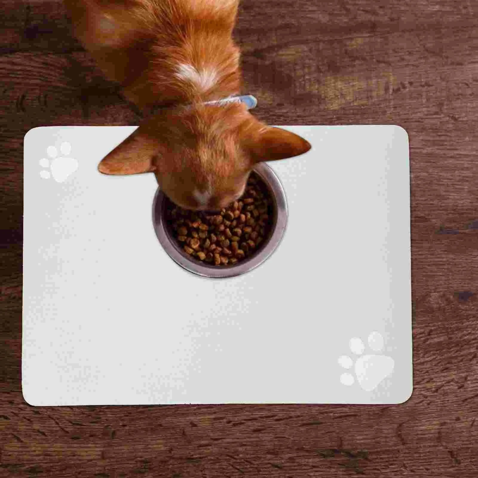 

Dog Feeding Mat Absorbent Mats for Cat Dog Food and Water Bowl Pet Feeding Pad