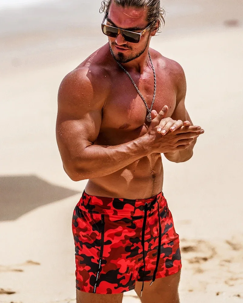 

Новинка 2023, мужские пляжные брюки, свободные быстросохнущие летние трендовые шорты, штаны для серфинга, мужские спортивные брюки, оптовая продажа