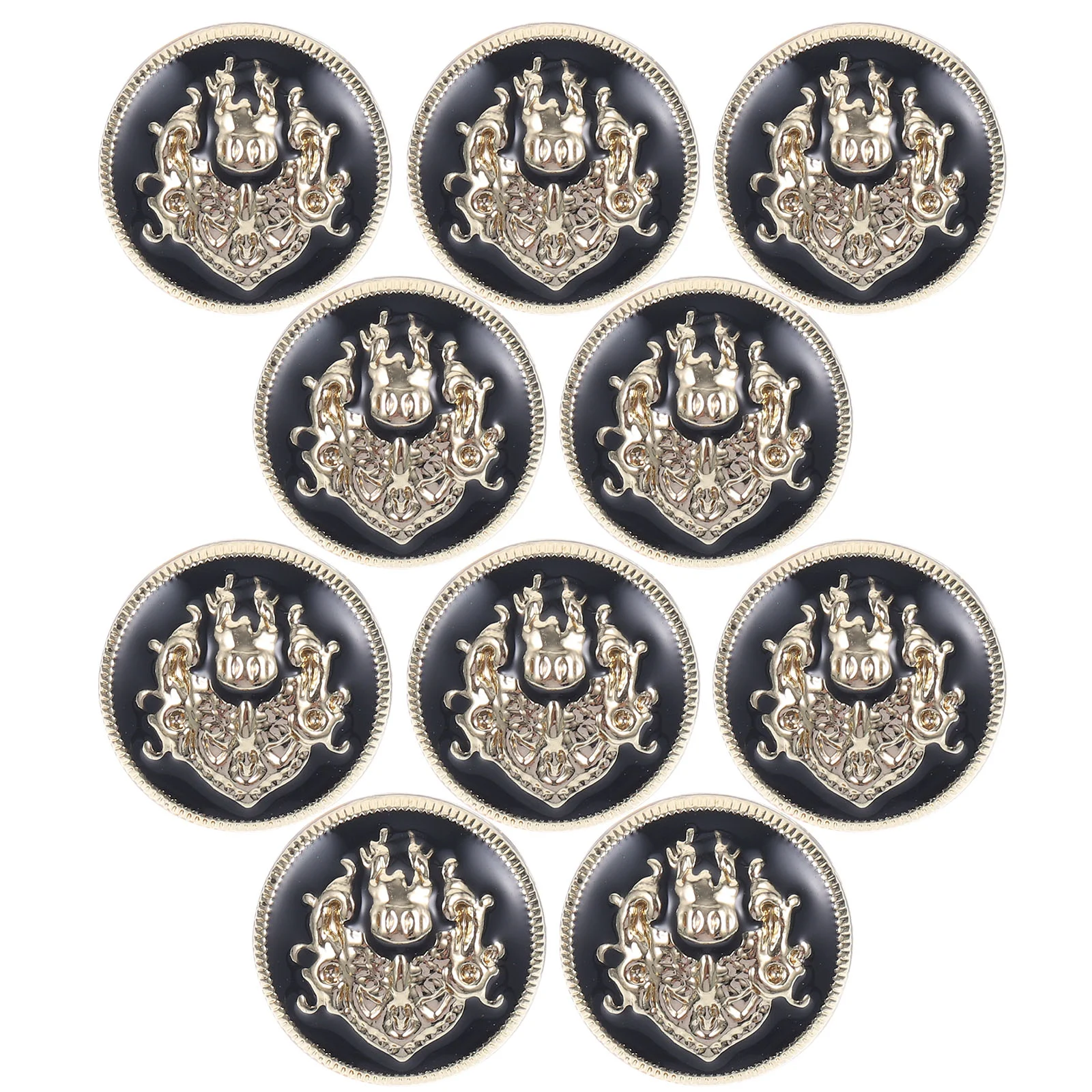 

10 Pcs Botones Para Jackets Buttons Uniform Buttons Overcoats Buttons Retro Style Buttons Winter Coats Buttons Jean Button