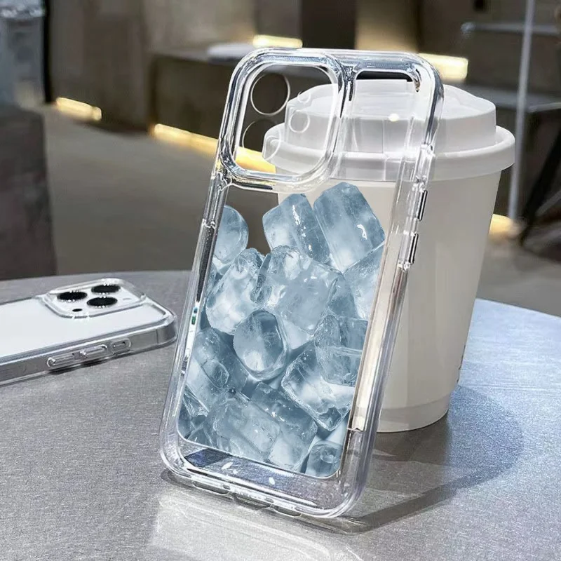 

Summer Cool Ice is available for iPhone 11promax phone case 14pro niche 13 all-inclusive 12ins wind case iphone 8 plus case