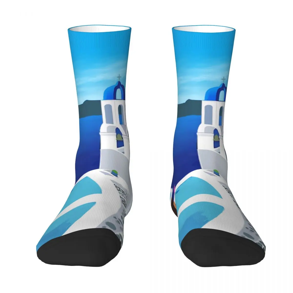 Greek Scenery Adult Socks Unisex socks,men Socks women Socks