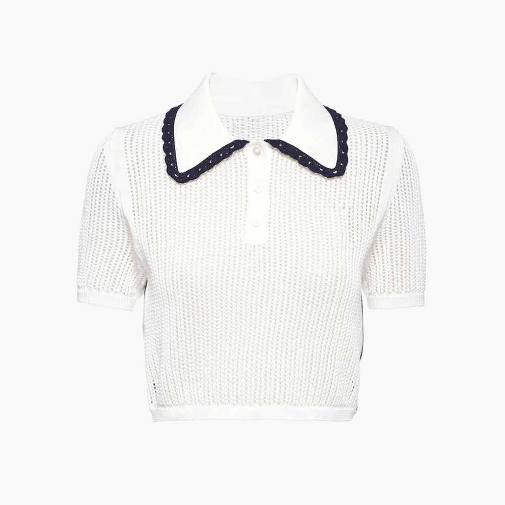 

MS Knitted Cotton Polo Shirt#wfms5929