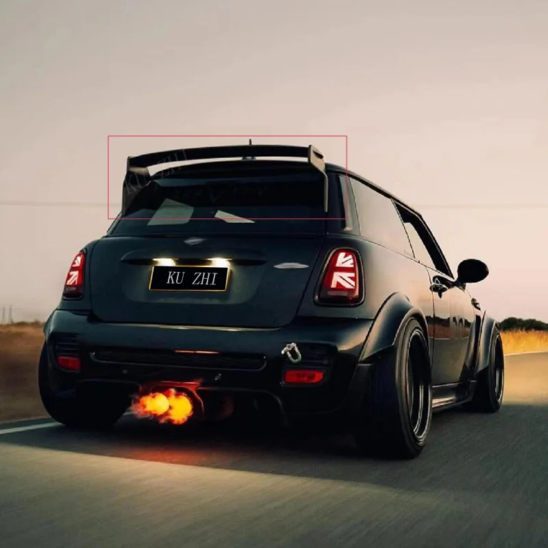 R56 JCW стиль спойлер на крышу из углеродного волокна для Mini Cooper Ver.2.11/2.12 2007-2013 год