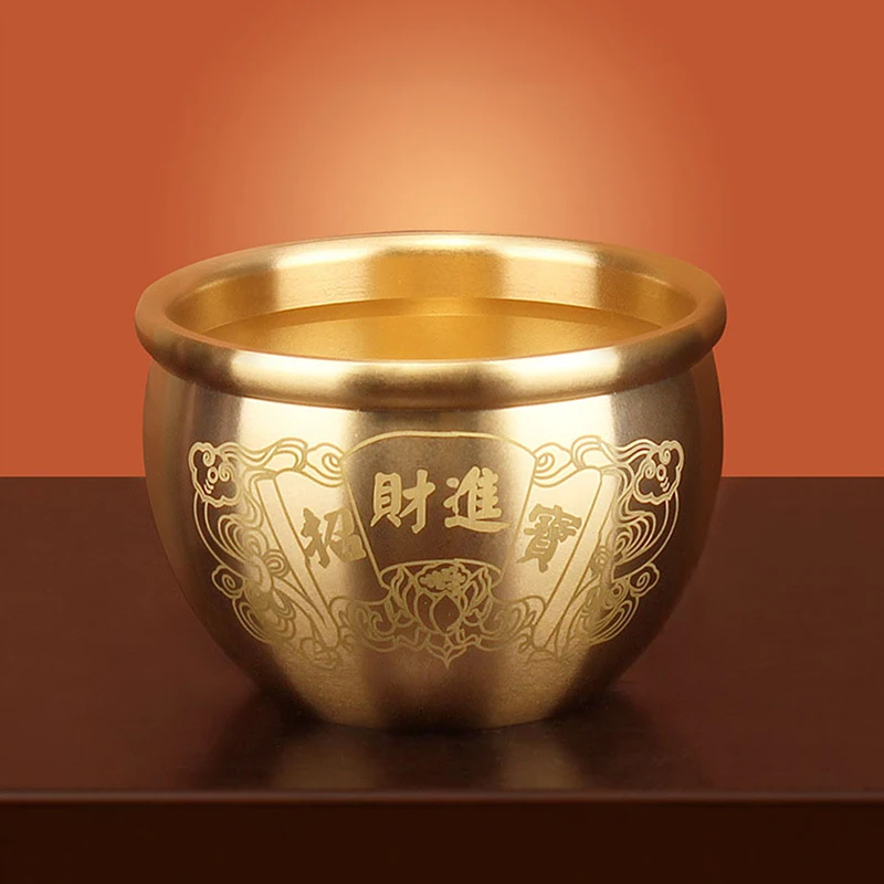 1 шт. креативный латунный цилиндр Baifu фэн-шуй удача корнукопия для дома спальни гостиной Кабинета настольное украшение