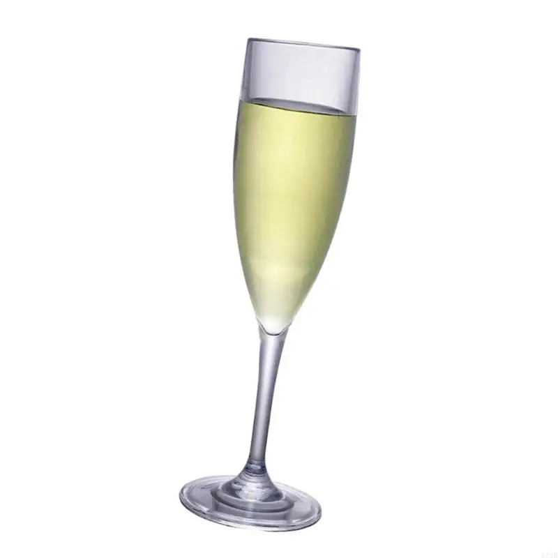 Фото E21B Shatterprensy Wine Hanse Нерушимый акриловый кубок с шампанским для вечеринки с прозрачным жареным бокалом пив №1