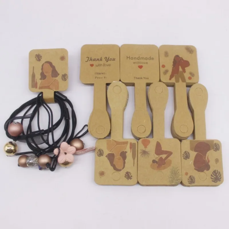 50 шт. набор бижутерии бумажная витрина для ожерелья/аксессуаров волос ювелирных