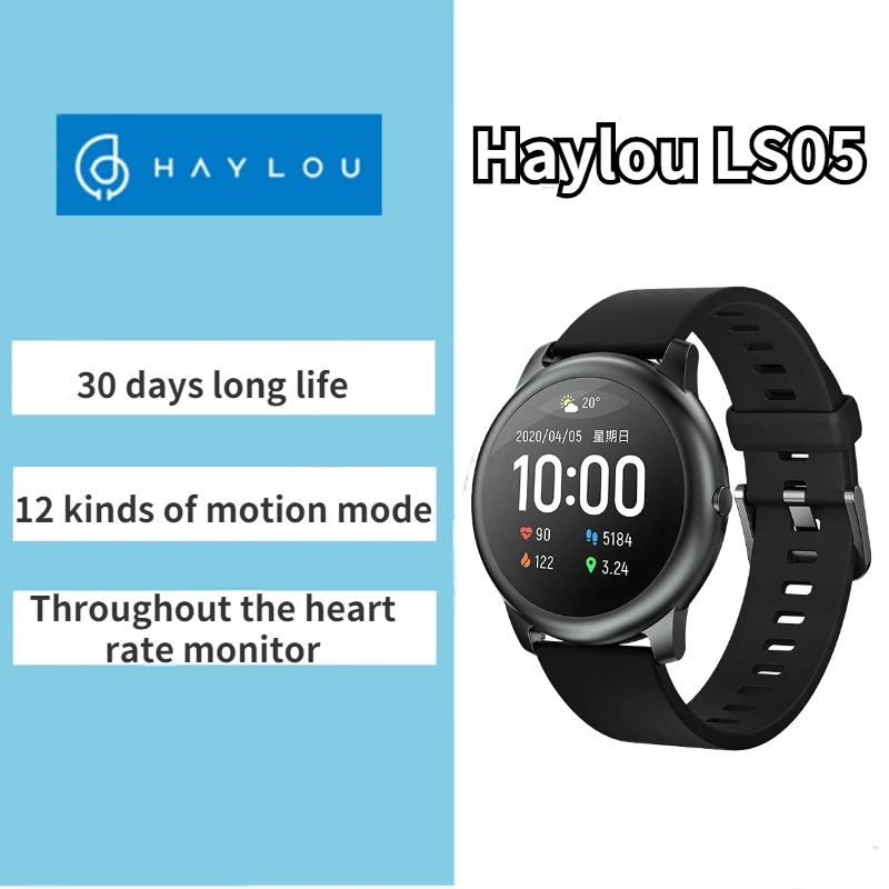 

Смарт-часы Haylou LS05 для мужчин, монитор сердечного ритма во время сна IP68 Водонепроницаемые, с функцией звонков, для Android-часов xaiomi, для женщин