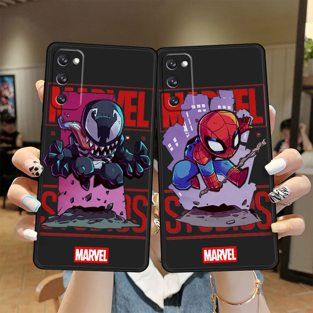 

Capinha TPU Marvel Man Venom Spider-Man Silicone Case for Samsung Galaxy S10 Plus S20 S21 FE 5G S9 S22 Ultra S10e S10+ Cell