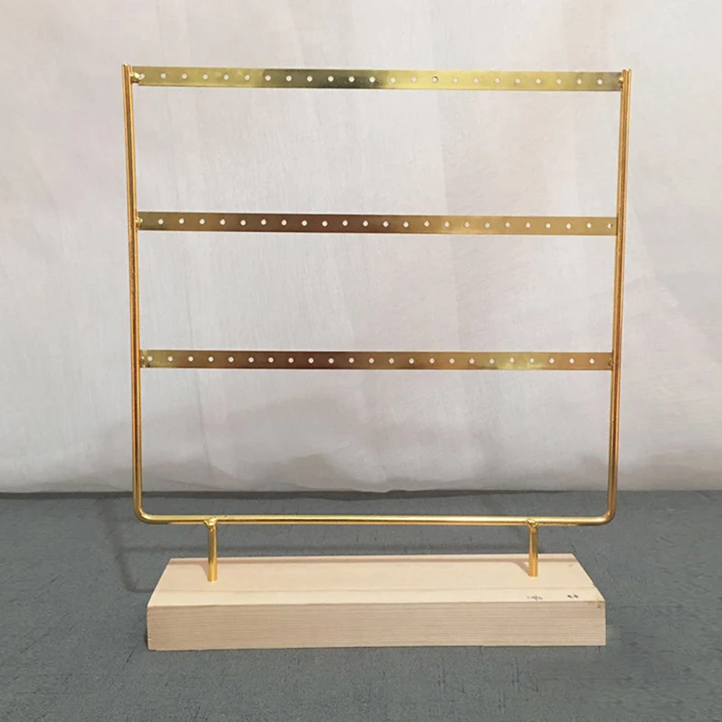 Earring Holder 3-Tier Ear Stud Holder Earring Stand Display Rack Earrings Earrings Necklace Display Holder Hanger Rack стен