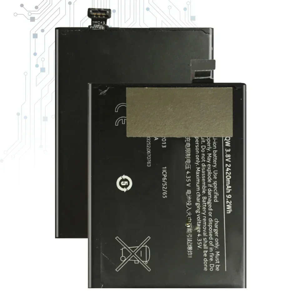 Сменный аккумулятор BV-5QW для Nokia Lumia 930 929 + RM927 Bateria 2420 мАч BV5QW BV 5QW номер отслеживания