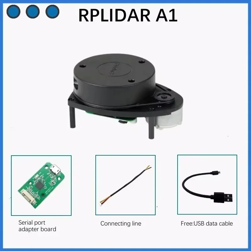 DroMaSlamtec RPLIDAR A1 2D, 360 градусов, радиус сканирования 12 м, сенсор-сканер LIDAR A1M8 для предотвращения столкновений и навигации роботов. (art.: 3920dcde69176) - 3920dcde69176