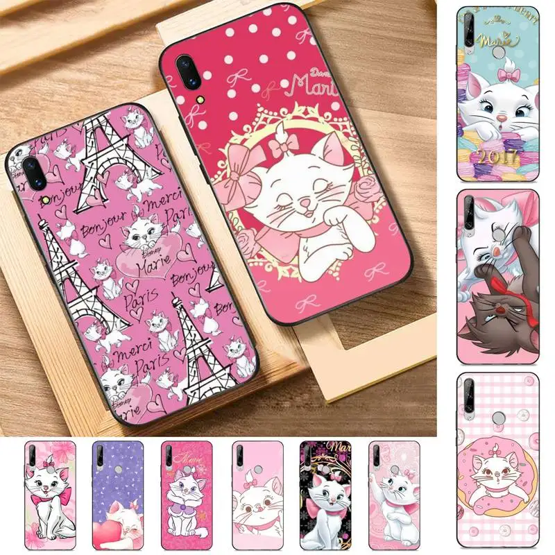 

Disney Marie Cat Phone Case for Huawei Y 6 9 7 5 8s prime 2019 2018 enjoy 7 plus