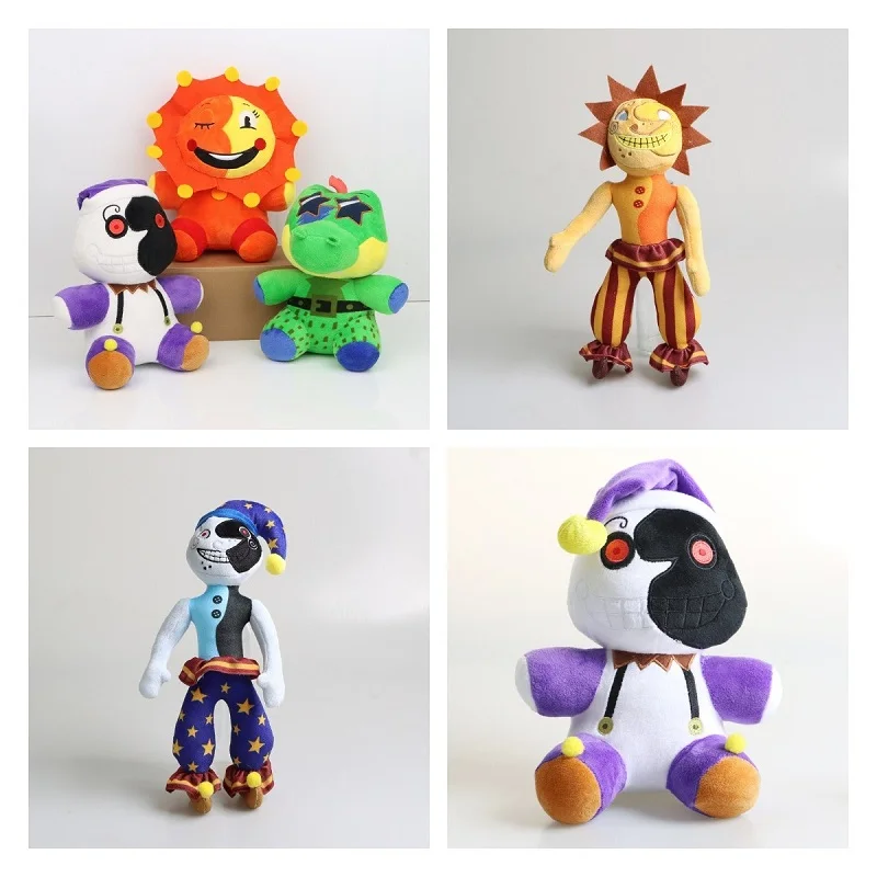 

25 см Sundrop FNAF плюшевые игрушки, милая мягкая набивная мультяшная игра ужасов, куклы для детей, подарок на день рождения, пасхальное украшение, ...